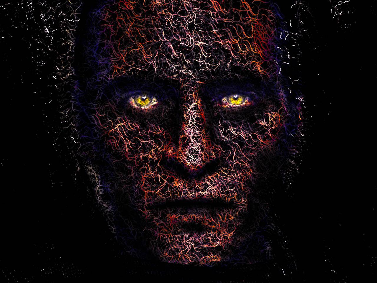 Face With Dark Texture